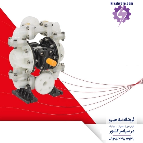 پمپ دیافراگمی دیا پمپ مدل DP05 PVDF-T پمپ دیافراگمی دیا مدل DP05 بدنه PVDF