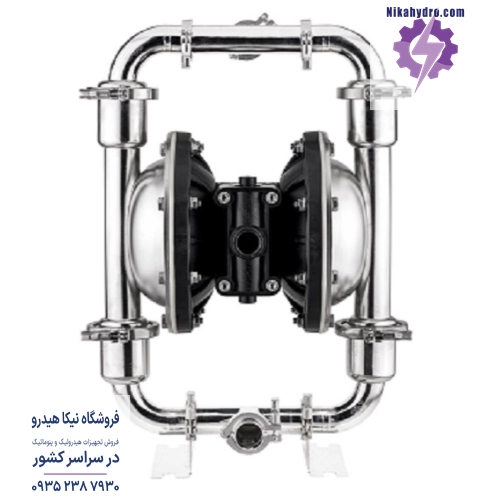 پمپ دیافراگمی هایژنیک دیا ترکیه پمپ دیافراگمی هایژنیک دیا ترکیه سایز 1.5 اینچی بدنه استیل