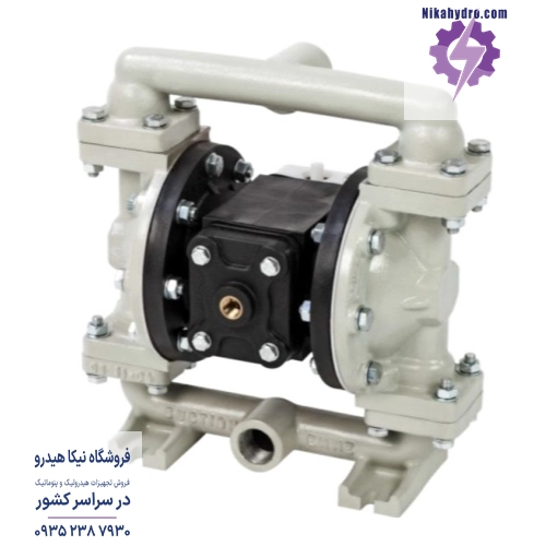 پمپ دیافراگمی پمکار مدل PK05 AL/N پمپ دیافراگمی پمکار ترکیه سایز 3/4 اینچ بدنه آلومینیومی