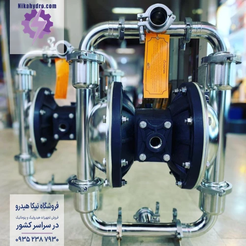 پمپ دیافراگمی پمکار مدل PK05 SS/T پمپ دیافراگمی پمکار ترکیه سایز 3/4 اینچ