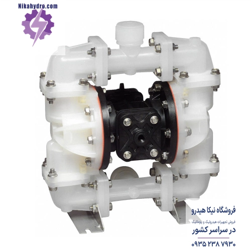 پمپ دیافراگمی مدل PK01 PP/T پمپ دیافراگمی پنوماتیکی سایز 1/4 اینچ ساخت کمپانی پمکار ترکیه