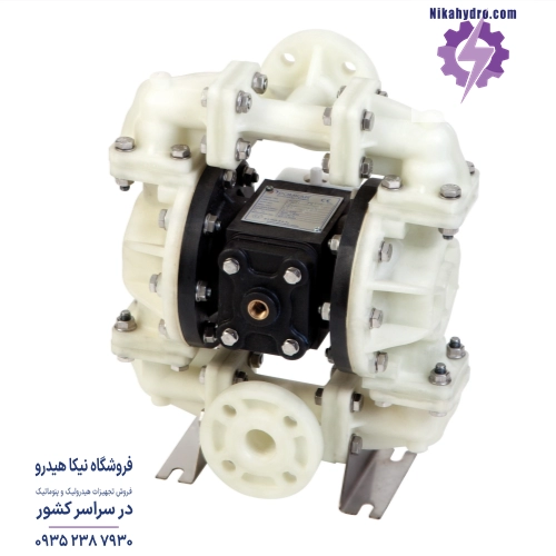 پمپ دیافراگمی بدنه پلاستیکی پمکار پمپ دیافراگمی پمکار مدل PK05 PP/N سایز 3/4 اینچ بدنه پلاستیکی