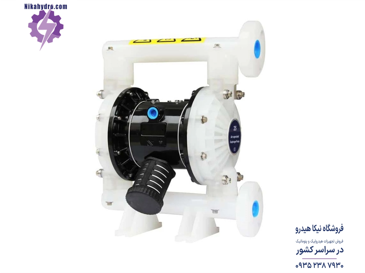 پمپ دیافراگمی بدنه پلاستیکی پمپ دیافراگمی بدنه پلاستیکی سایز 1 اینچ