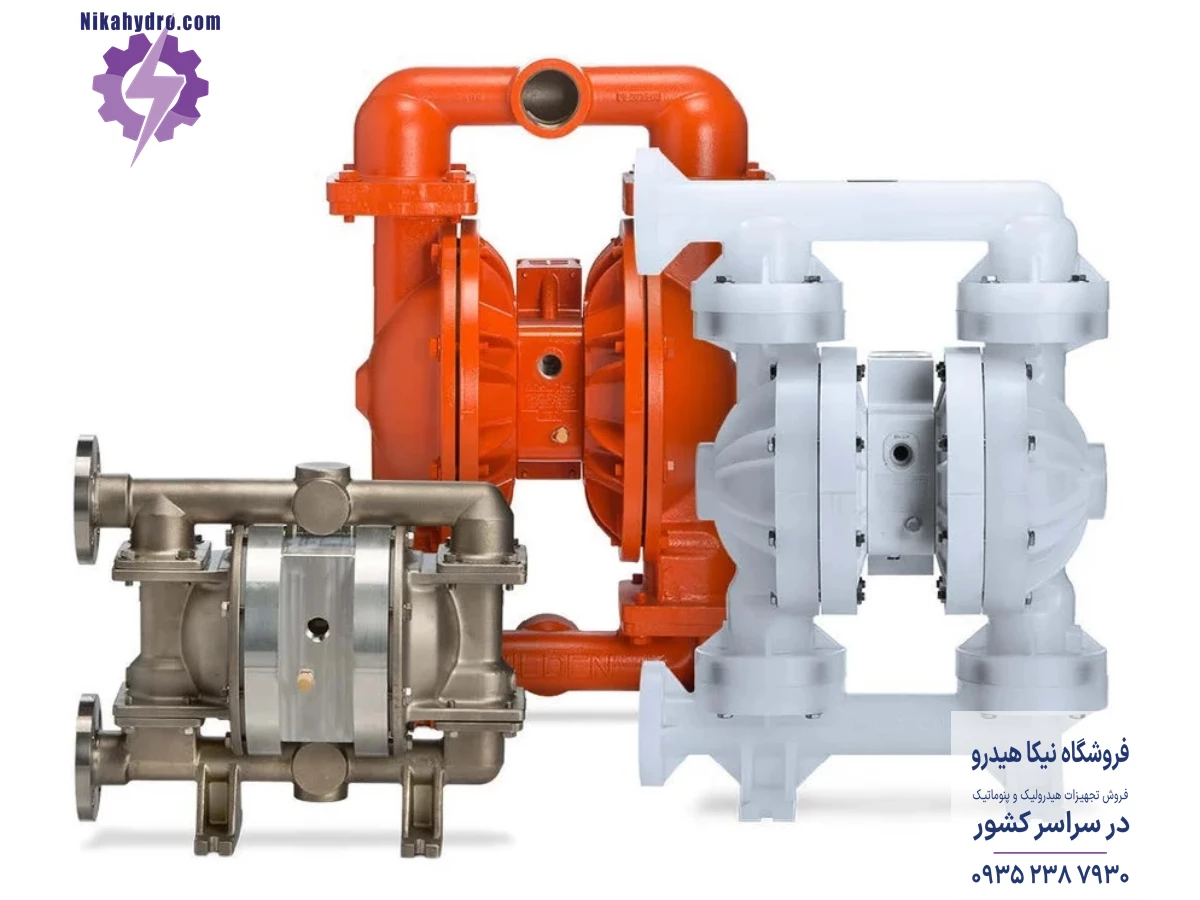 پمپ دیافراگمی بادی یا پنوماتیکی برای انتقال انواع سیالات به کار گرفته میشود.