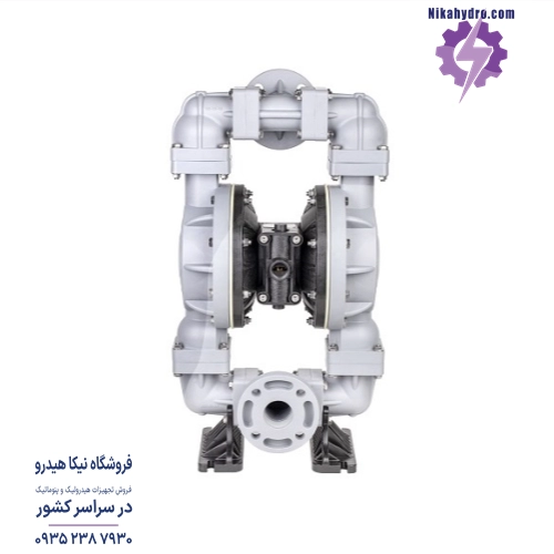 پمپ دیافراگمی دیا مدل DP20 PP-T پمپ دیافراگمی پنوماتیکی سایز 2 اینچ بدنه پلاستیکی با دیافراگم تفلون از برند دیا ترکیه